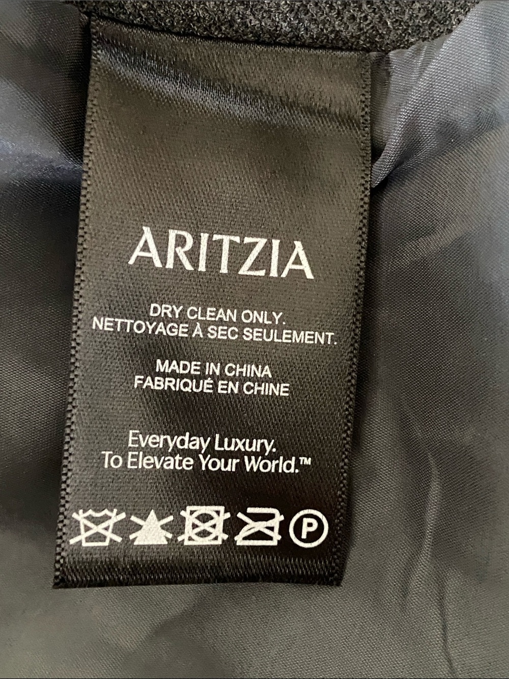 Aritzia Babaton Power Blazer dark grey colorway open front 3/4 sleeves Size 10 - Picture 10 of 16